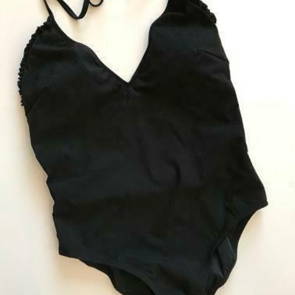 J.Crew $110 Ruffle Halter One Piece Swimsuit H7616